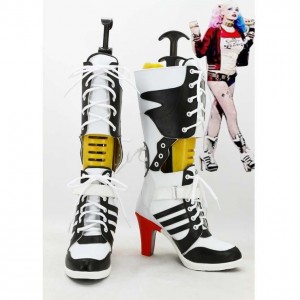 Batman Suicide Squad Harley Quinn Stiefel Cosplay Schuhe Carnival
