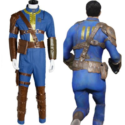 Fallout 4 FO Nate Vault #111 Outfit Jumpsuit Uniform Cosplay Kostüm