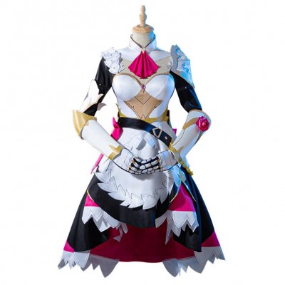 Genshin Impact Noelle Dienstmädchen Kleid Cosplay Kostüm Carnival Halloween