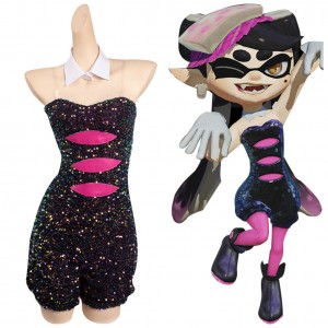 Splatoon Cosplay Callie Kostüm Karneval Jumpsuit Carnival Halloween