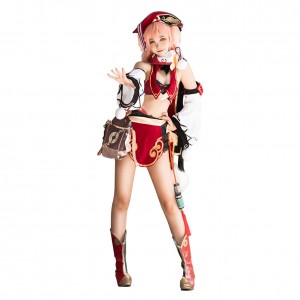 Genshin Impact Yan Fei e Outfits Karneval Suit Cosplay Kostüm Halloween