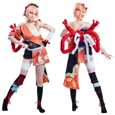 Genshin Impact Yoimiya Karneval Outfits Halloween