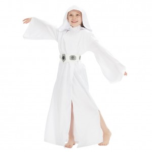 Kinder Star Wars Prinzessin Leia Karneval Kleid Cosplay Kostüm Carnival Halloween