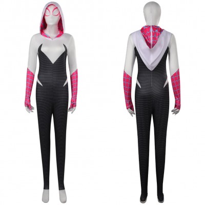 SpiderMan: Across The SpiderVerse Gwen Stacy Overall Karneval Jumpsuit Halloween
