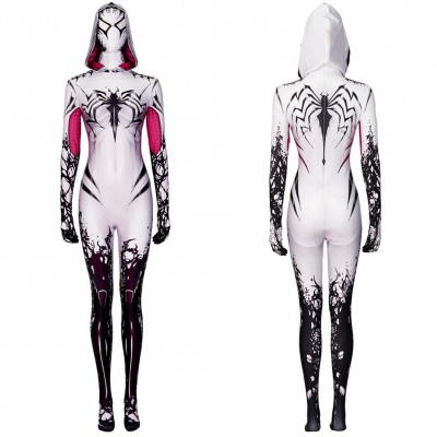 Gwen Stacy Cosplay Spiderman AntiVenom Serum Kostüm Outfits Karneval Jumpsuit Carnival Halloween