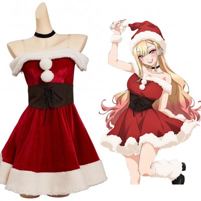 My DressUp Darling Kitagawa Marin Outfits Weihnachten Kleid Cosplay Kostüm Halloween