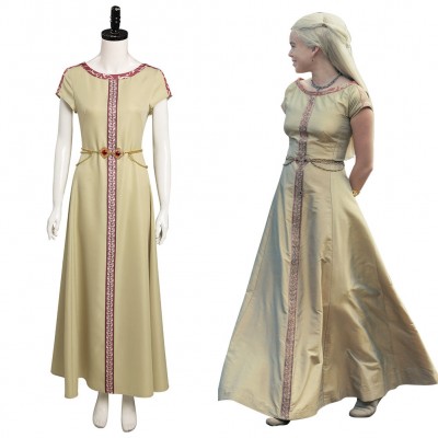 Prinzessin Rhaenyra Targaryen Kleid House of the Dragon Cosplay Kostüm Halloween
