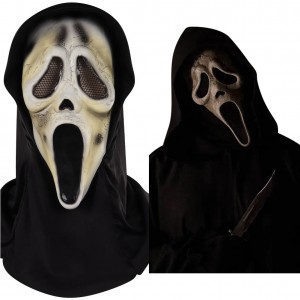 Scream VI Grimace Killer Latex Maske Kopfbedeckung Cosplay Zubehör Halloween