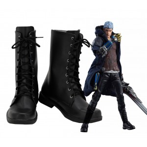 DMC5 Devil May Cry 5 Devil May Cry V Nero Cosplay Schuhe Stiefel Carnival Halloween