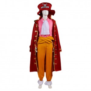 One Piece Gol·D·Roger Outfits Karneval Anzug Cosplay Kostüm Carnival Halloween