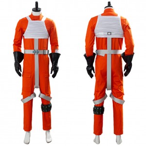 Pilotenuniform Jumpsuit Kostüm Star Wars Cosplay XWING Rebel Halloween