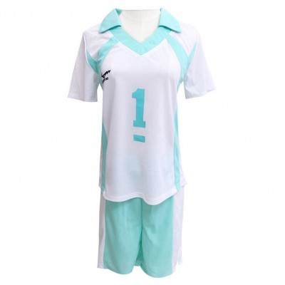 Volleyball!! Oikawa Tooru Cosplay Aoba Johsai High School Uniform Gymnasium Uniform Tshirt Short Set Carnival Halloween