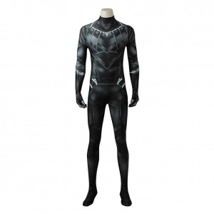 T‘Challa Captain America Cosplay Black Panther Kostüm Outfits Karneval Jumpsuit Carnival Halloween