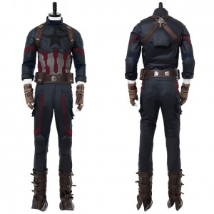Avengers: Infinity War 2018 Captain America Steve Rogers 2 Cosplay Kostüm Halloween