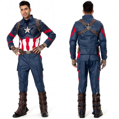 Avengers 4 Avengers: Endgame Avengers Part 2 Captain America NEU Set Cosplay Kostüm Carnival Halloween