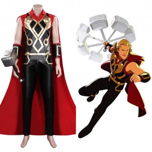 WHAT IF Thor e Outfits Karneval Set Cosplay Kostüm Carnival Halloween