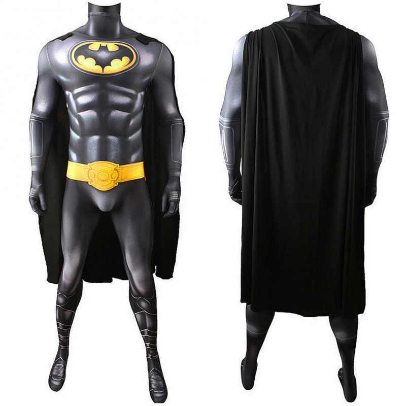 The Flash Batman Bruce Wayne Jumpsuit Karneval Outfits Cosplay Kostüm Halloween