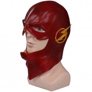 The Flash Barry Allen Maske Cosplay Latex Masken Helm Party Kostüm Requisiten Halloween