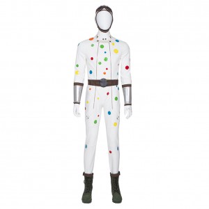 Suicide Squad PolkaDot Man Outfits Karneval Jumpsuit Cosplay Kostüm Halloween