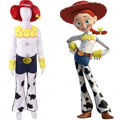 Kinder Jessie Toy Story Karneval Outfits Cosplay Kostüm Carnival Halloween