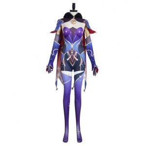 Genshin Impact Mona Kleid Cosplay Outfits Karneval Kostüm Halloween