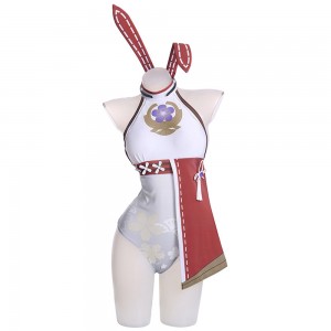 Bunnygirl Genshin Impact Yae Miko Kostüm Cosplay Karneval Kostüm Carnival Halloween