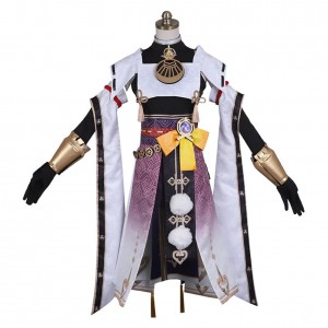 Genshin Impact Kujo Sara Cosplay Costume Karneval Outfits Carnival Halloween