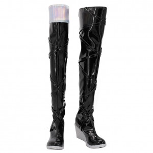 LOL League of Legends K/DA ALL OUT Seraphine Stiefel Cosplay Schuhe Halloween