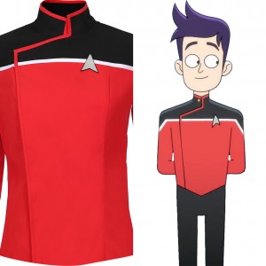 Star Trek: Lower Decks Staffel 1 Uniform Herren Cosplay Kostüm Carnival Halloween