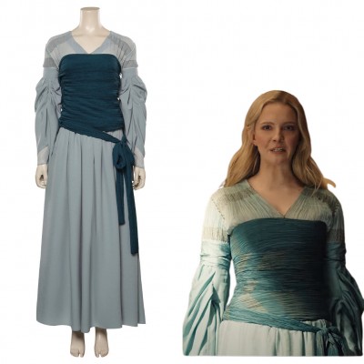 The Lord of the Rings: The Rings of Power Galadriel Outfits Karneval Kleid Cosplay Kostüm Carnival Halloween