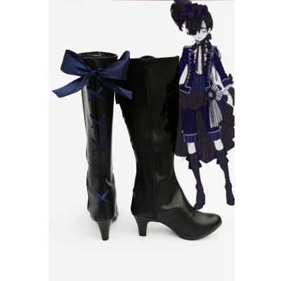Black Butler Grell Cosplay Stiefel Schuhe Neue Carnival