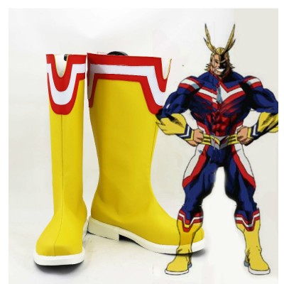 Boku no Hero Academia BNHA Two Heroes Young All Might Stiefel Cosplay Schuhe Stiefel Halloween