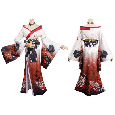 Chensou Man Hyakkiyakou‘s Shutendoji Makima Karneval Originell Kimono Cosplay Kostüm Carnival Halloween