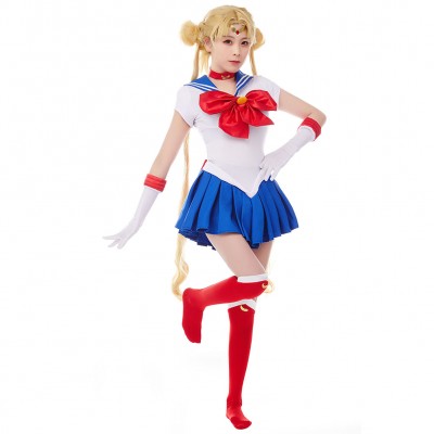 Tsukino Usagi Uniform Sailor Moon Tsukino Usagi Cosplay Karneval Kostüm Halloween