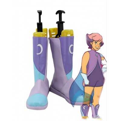 SheRa and the Princesses of Power Glimmer Stiefel Cosplay Schuhe Carnival