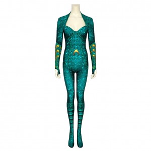 Aquaman Mera Outfits Karneval Jumpsuit Cosplay Kostüm Halloween