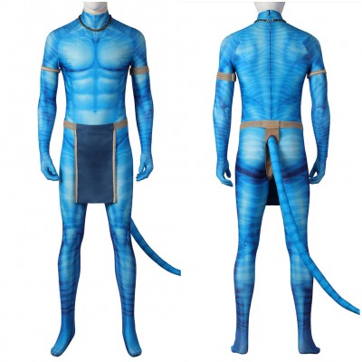 Jake Sully Cosplay Avatar: The Way of Water Kostüm Karneval Jumpsuit Halloween