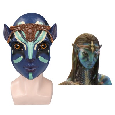 NALITHA Cosplay Avatar: The Way of Water Latex Maske Karneval Requisiten Carnival Halloween