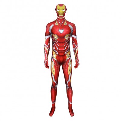Iron Man Jumpsuit Avengers 4 Cosplay Karneval Kostüm Halloween