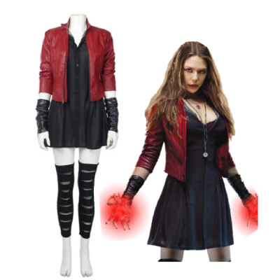 Avengers: Age of Ultron Scarlet Witch Karneval Outfits Cosplay Kostüm Carnival Halloween