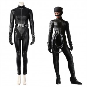 Catwoman The Batman 2022 Outfits Karneval Jumpsuit Cosplay Kostüm Halloween