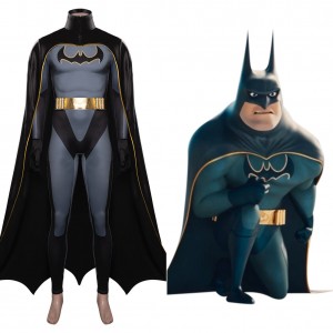 DC League of SuperPets Batman Outfits Karneval Jumpsuit Cosplay Kostüm Carnival Halloween