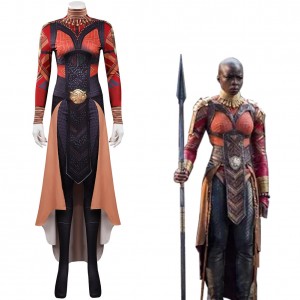 Black Panther: Wakanda Forever Okoye Outfits Karneval Jumpsuit Cosplay Kostüm Halloween