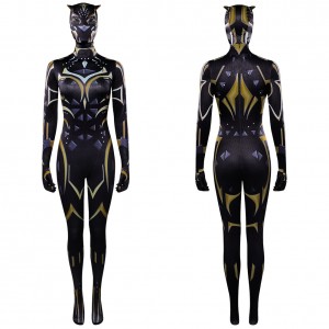 Black Panther: Wakanda Forever Cosplay New Black Panther Outfits Karneval Jumpsuit Carnival Halloween