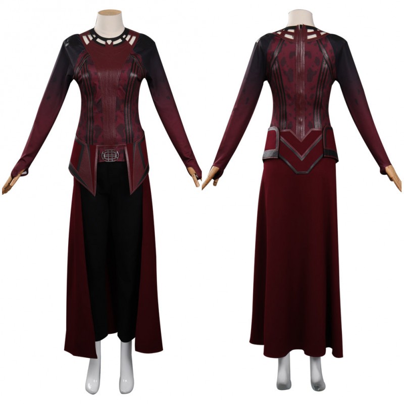 Doctor Strange in the Multiverse of Madness Scarlet Witch Wanda Karneval Outfits Cosplay Kostüm Carnival Halloween
