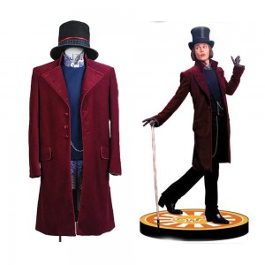 Charlie and the Chocolate Factory Willy Wonka Set Cosplay Kostüm Halloween