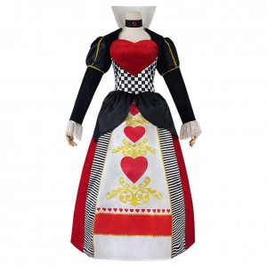 Queen Of Hearts Outfits Karneval Kleid Stil B Cosplay Kostüm Halloween