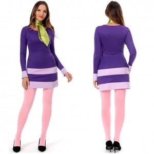 Scooby Doo Where Are You Daphne Blake Outfits Karneval Kleid Cosplay Kostüm Carnival Halloween