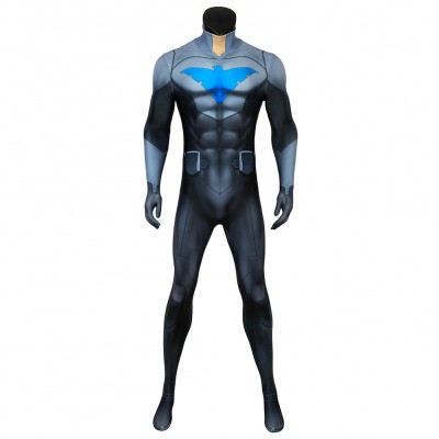Dick Grayson Nightwing Outfits Karneval Jumpsuit Stil B Cosplay Kostüm Carnival Halloween
