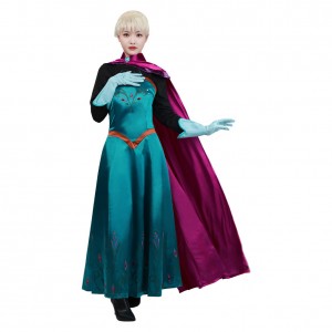 Die Eisköniging Frozen Elsa Königin Elsa Kleid Karneval Kostüm Cosplay Kostüm Halloween